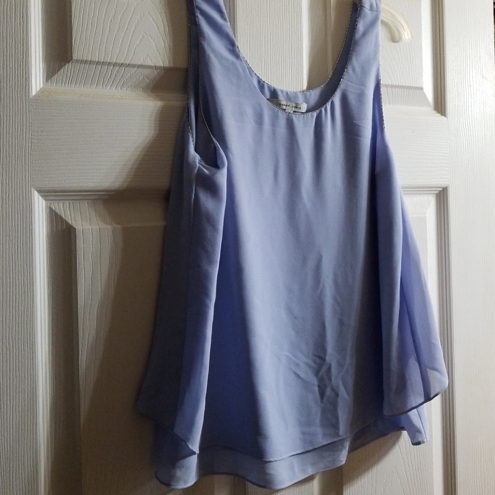 Naked Zebra sleeveless blouse/camisole